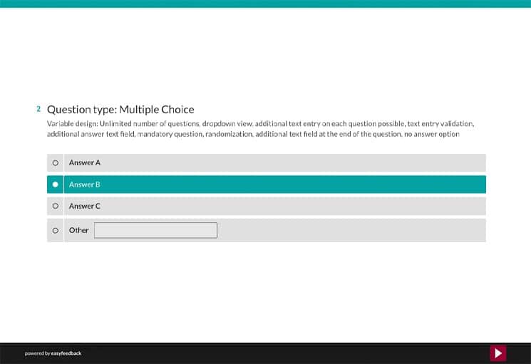 Question Type: Multiple Choice and Closed Question