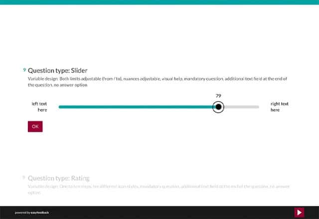 Question Type: Slider