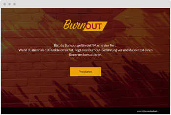 Quiz-Vorlage Burnout-Test