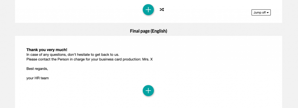 Final page example