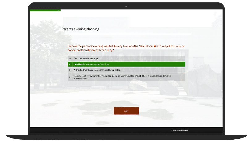 Parents Evening Planning Survey Template