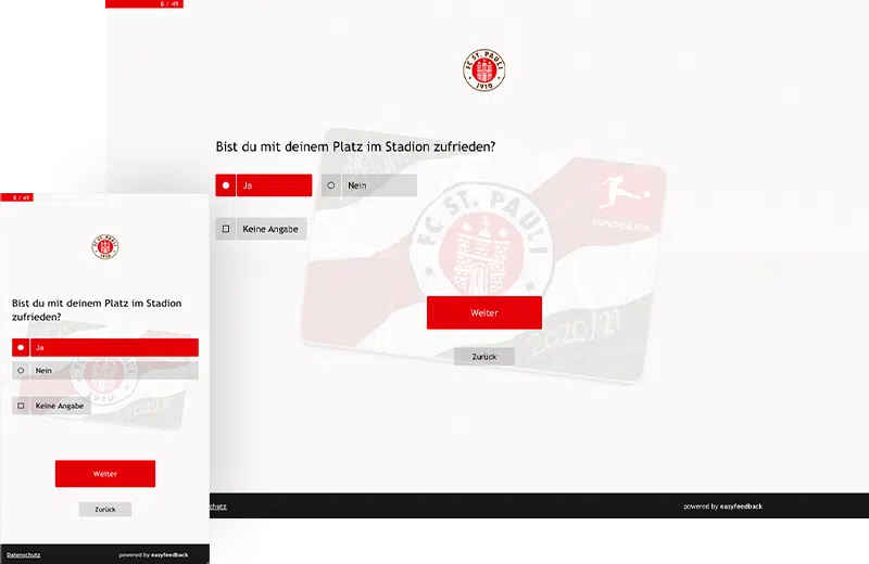 Visitor satisfaction & fan ticket interest survey