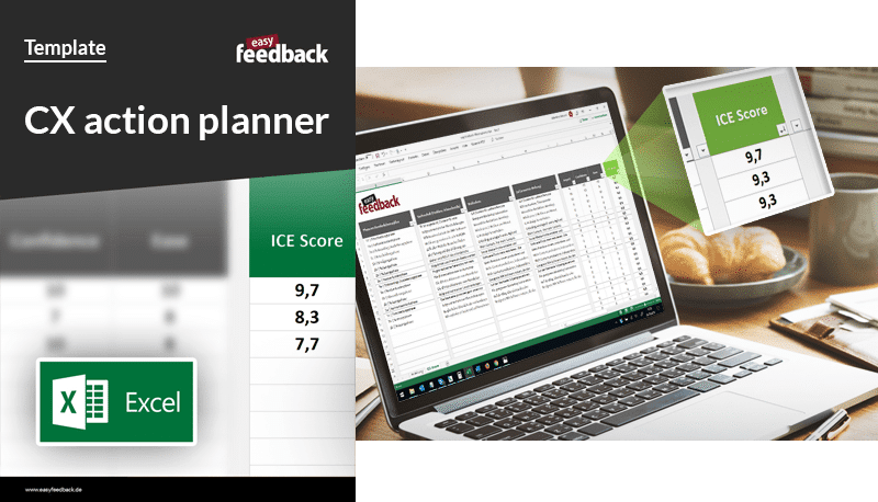 Excel template CX action planner