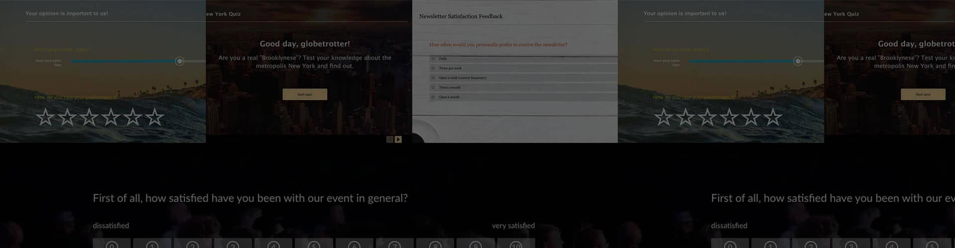Give surveys a visual impact