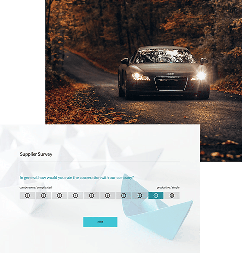 Meeting rising expectations and requirements with targeted surveys