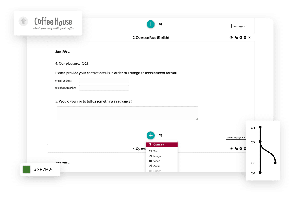 Create your form wit easyfeedback