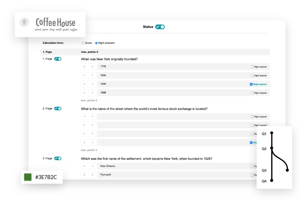 Create your quiz or test