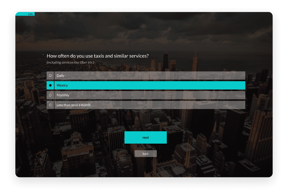 Survey for empirical research