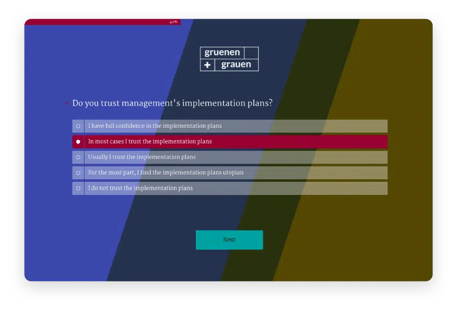 Survey to measure employee motivation