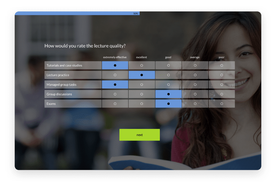 Teacher evaluation survey