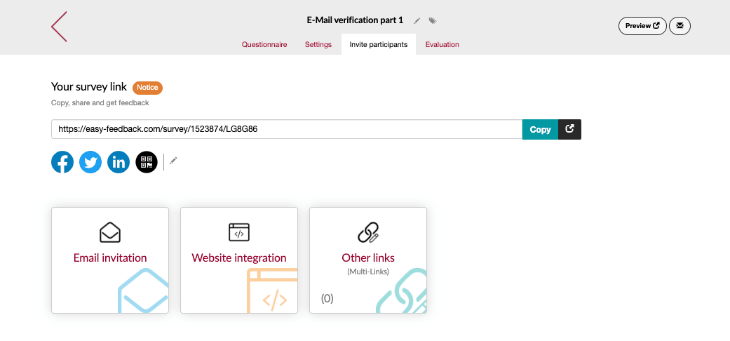 Double opt-in procedure with two surveys | Tutorial