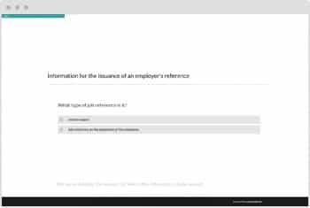 Survey Template Employer's Reference