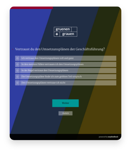 Mitarbeiterumfrage-Feedback