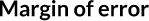 error margin
