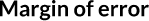 error margin
