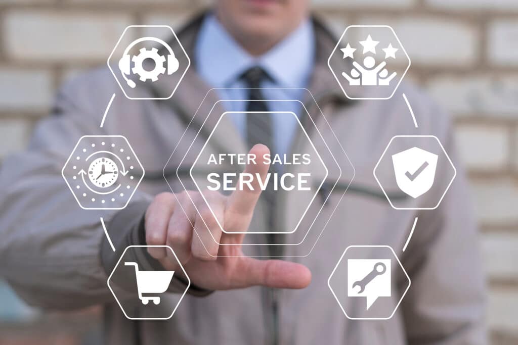 Actions for successful after-sales service