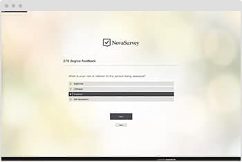 Survey template 270 degree feedback