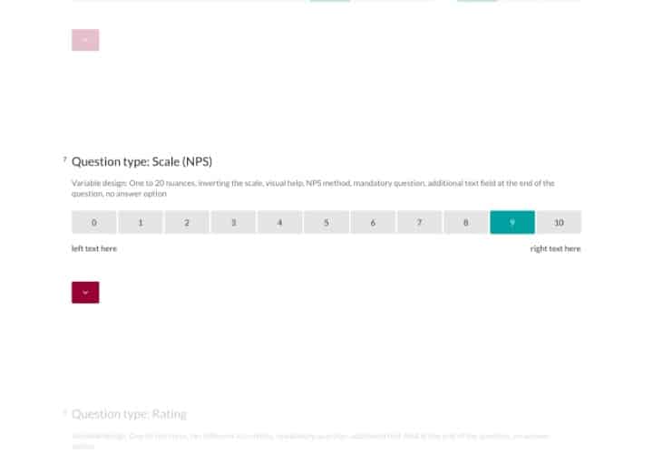 Question Type: Likert-Scale and NPS