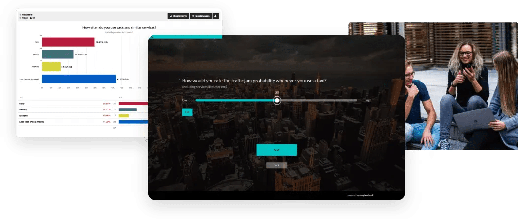 Market Research Survey with easyfeedback