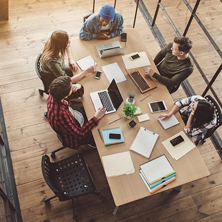 Conduct team analysis with targeted surveys
