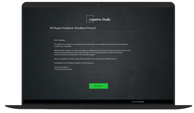 Survey Template 90 Degree Feedback