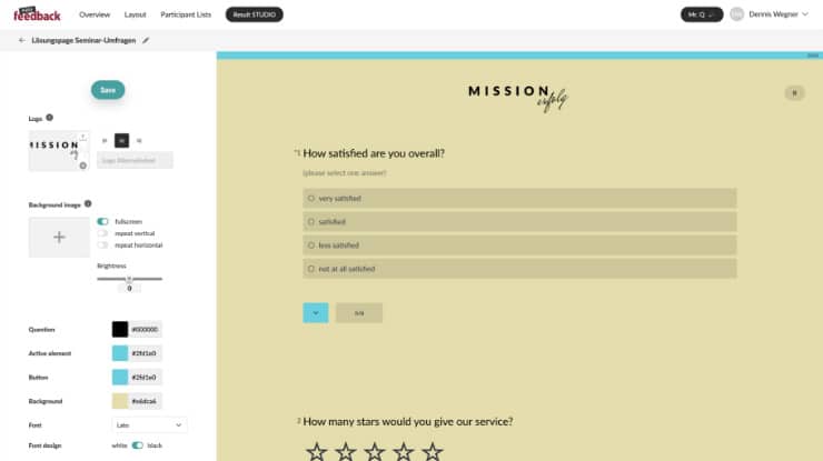 Design a questionnaire