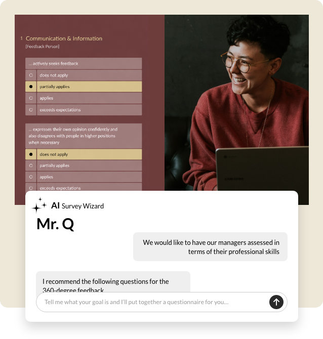 Make use of our best practice survey templates
